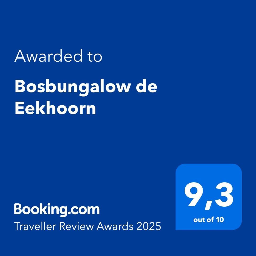 Bosbungalow De Eekhoorn Nunspeet Exterior foto